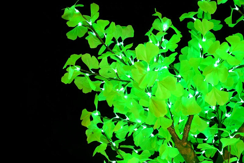 LED high simulation ginkgo tree light,Height: 2.8m(9ft)