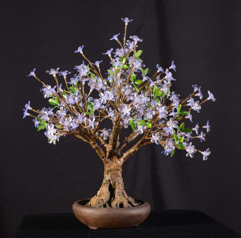 led light bonsai tree RGB LED high simulation tree lights Cherry blossoms lights bonsai tree