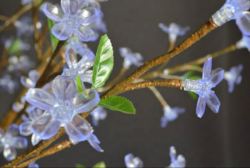 RGB LED high simulation tree lights Cherry blossoms lights bonsai tree,Height:80cm(2.62ft)