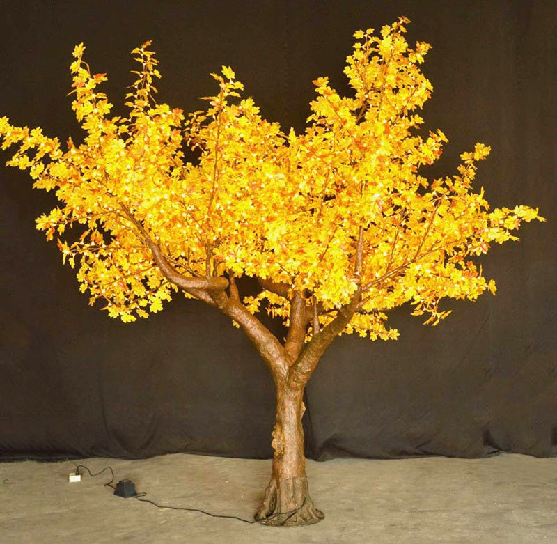 Autumn LED Maple Tree – RGB multicolor LED lighting, for hotel or restaurant entrance by gtreelights.com