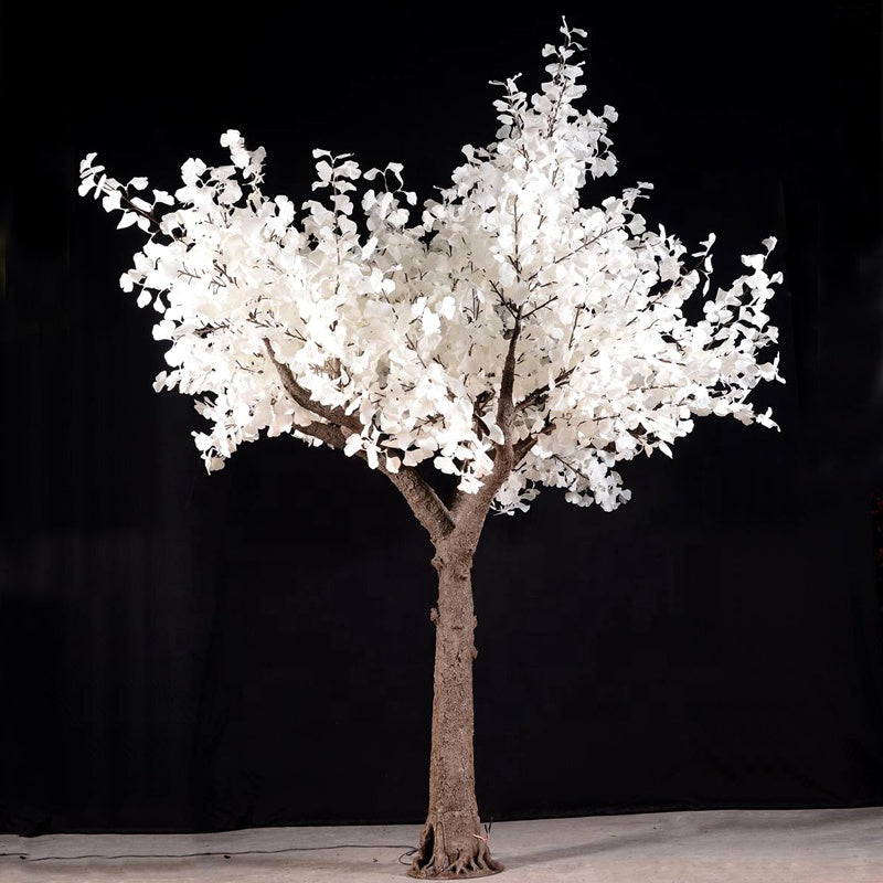 LED super high simulation ginkgo tree light,Height: 4.1m(13.5ft)