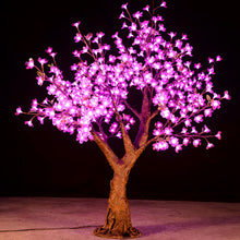 Load image into Gallery viewer, Pink LED high simulation Cherry blossoms tree light,Height: 1.5m(59in)
