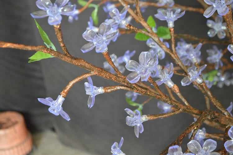 Large LED Blossom Tree Display – vivid LED color options in pink and white, for wedding decoration