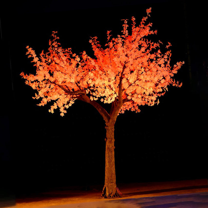 Large LED Maple Tree Display – height from 2 to 5 meters, for nighttime photography backdrops
