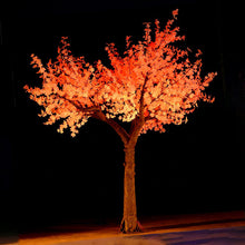 Load image into Gallery viewer, RGBW LED super high simulation maple leaf tree light,Height: 4.1m(13.5ft)
