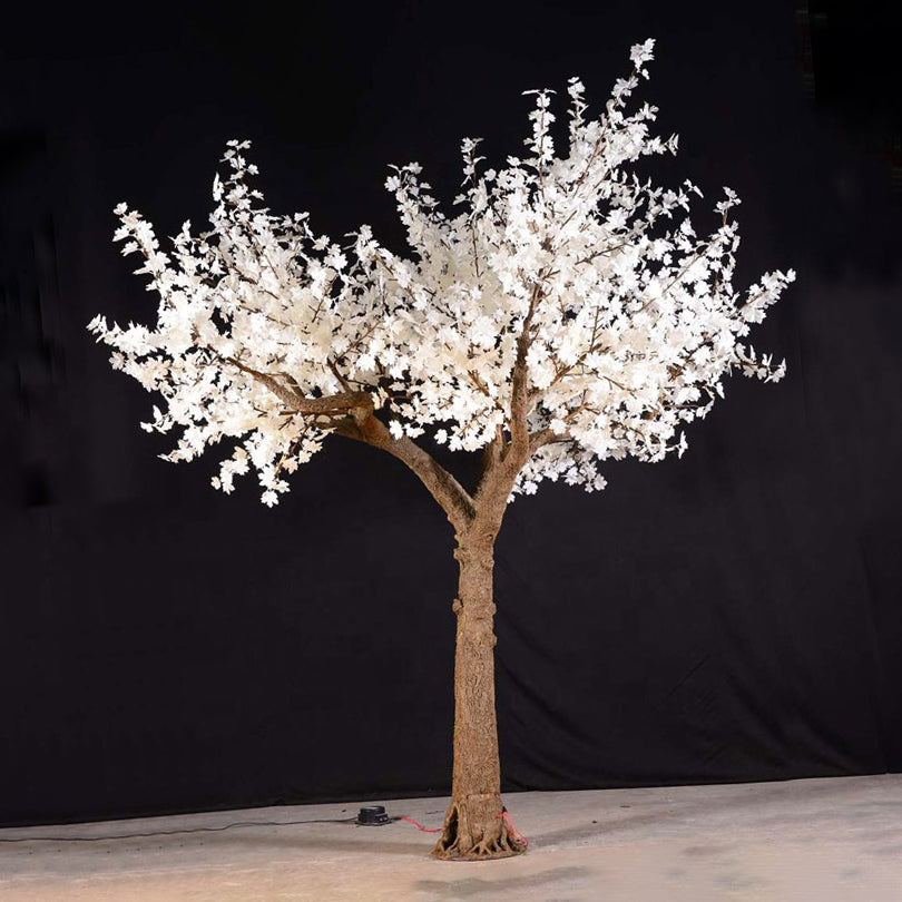 Large LED Maple Tree Display – customizable color and size, for hotel or restaurant entrance from gtreelights.com