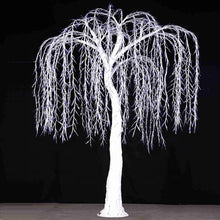 Load image into Gallery viewer, White tree trunk LED high simulation weeping willow tree light,Height: 3.5m(11.5ft)
