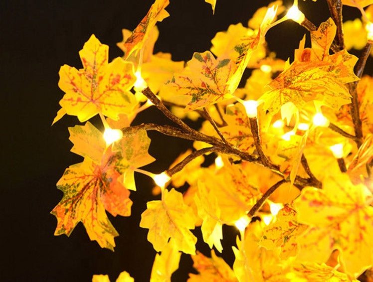 Simulation maple leaf for LED tree lights