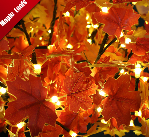 Simulation maple leaf for LED tree lights