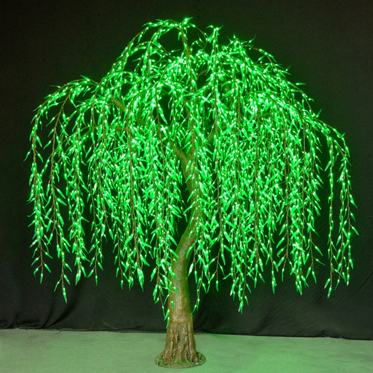 LED Simulated weeping willow tree light Height:3m(9.84ft)