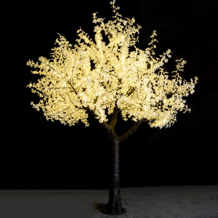 LED high simulation maple leaf tree light,Height: 3.8m(12.5ft)