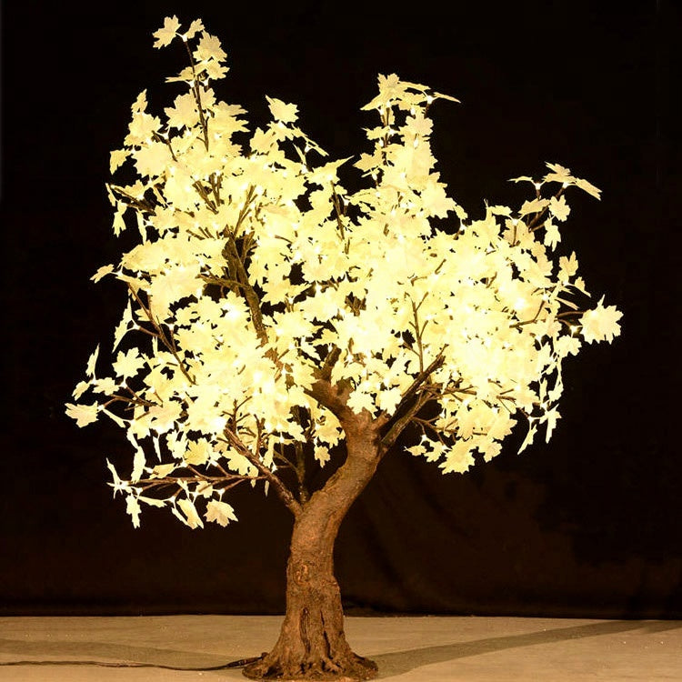 LED high simulation maple leaf tree light,Height: 1.5m(5ft)