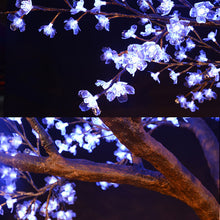 Load image into Gallery viewer, White LED high simulation Cherry blossoms tree light,Height: 2.8m(9ft)
