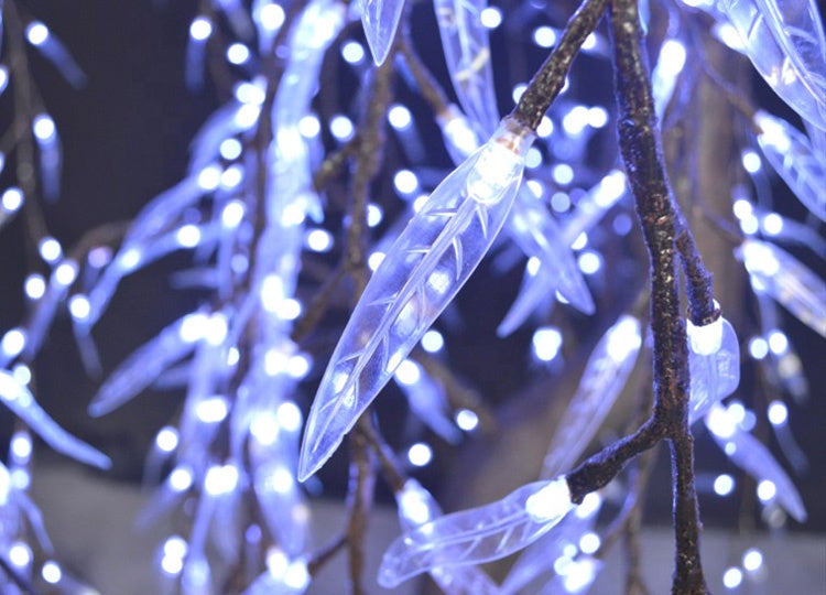 LED high simulation weeping willow tree light,Height: 2.5m(8.2ft)