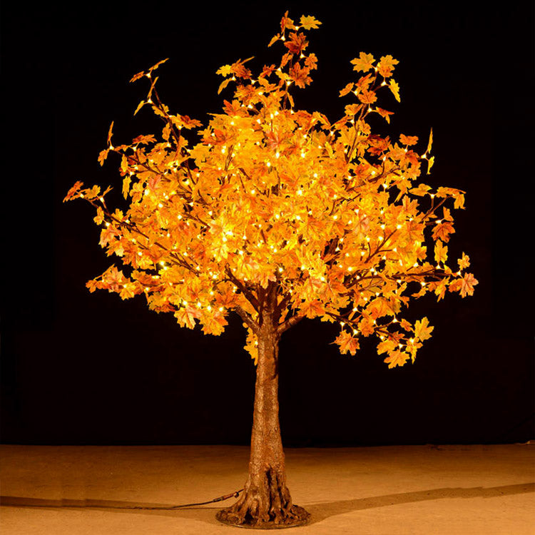 Tree Light Sensor LED Maple Tree Light 1.5m | Patio & Room Decor – Green tree lights