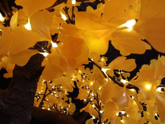 LED high Simulation ginkgo Tree lights,Height: 1.5m(5ft)