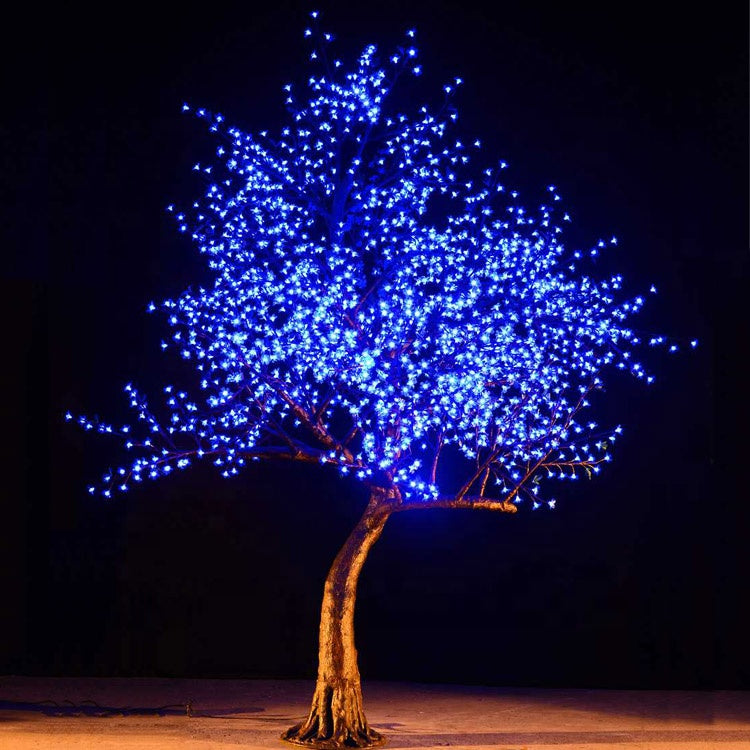 Realistic LED Flower Tree – realistic cherry blossom petals, for shopping mall decoration from gtreelights.com