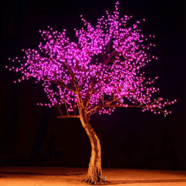 LED high simulation Cherry blossoms tree light,Height: 2.8m(9ft)