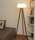 Black walnut retro personality living room bedroom floor lamp