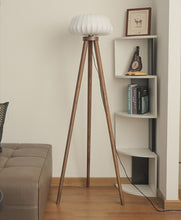 Load image into Gallery viewer, Black walnut retro personality living room bedroom floor lamp
