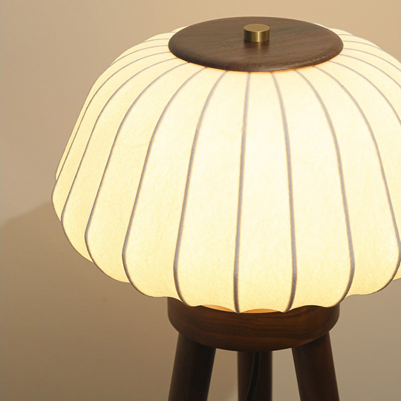 Black walnut retro personality living room bedroom floor lamp