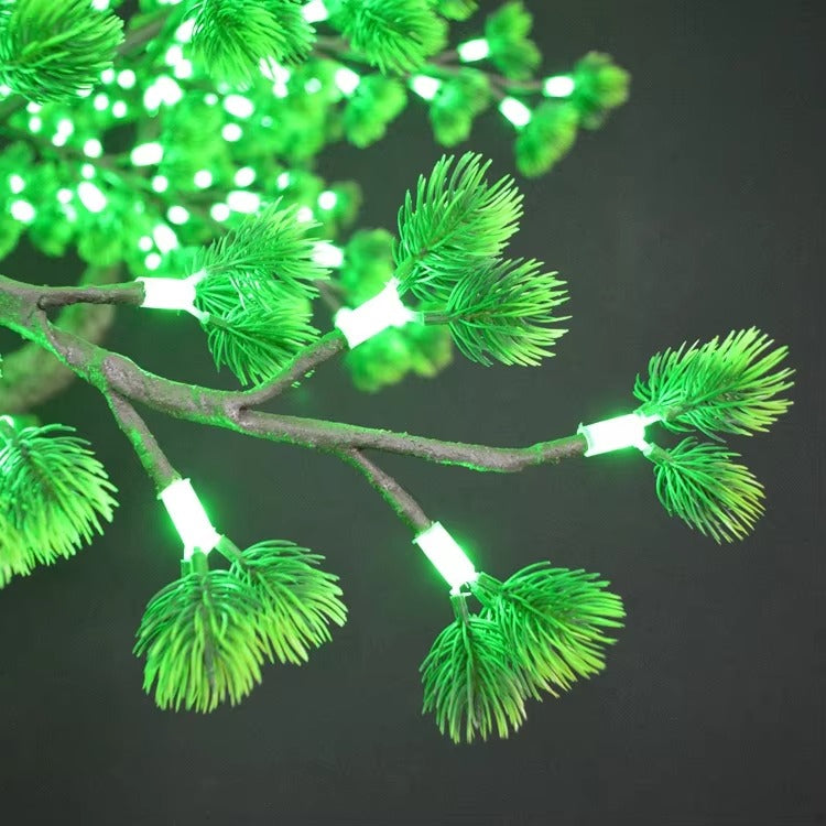 Simulation pine leaves for festivals artificial needles suitable for LED