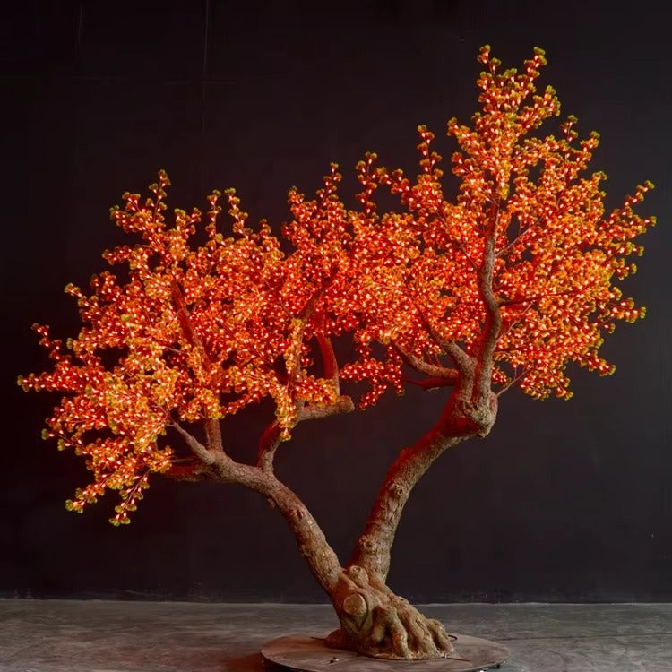 Outdoor artificial LED high Simulation Pine lights,Height: 3.5m(11.5ft)