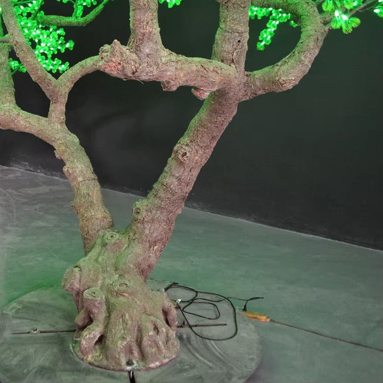 Outdoor artificial LED high Simulation Pine lights,Height: 3.5m(11.5ft)