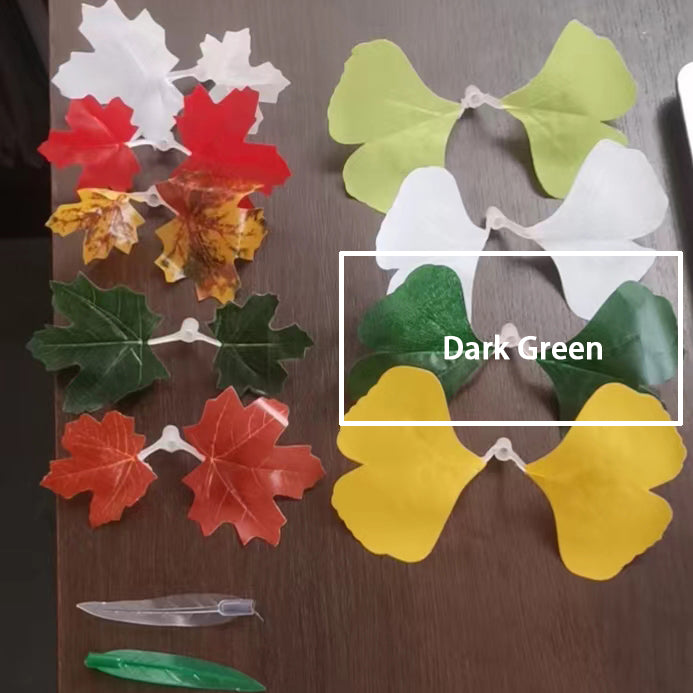 Simulation ginkgo leaves