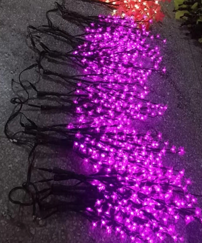 LED High simulation tree branch Cherry blossoms lights