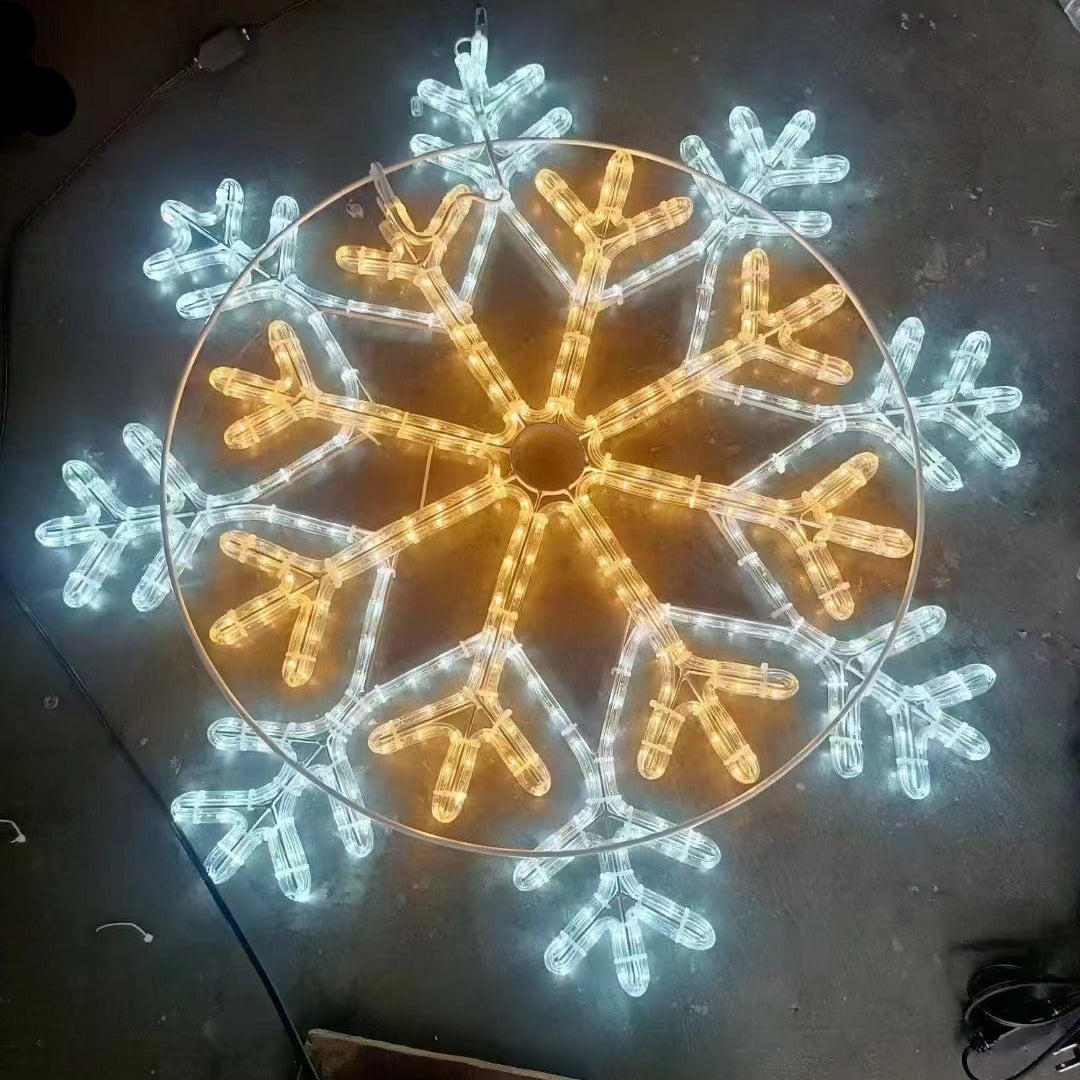 LED snowflake decorative light 24 Inch LED Rope Light