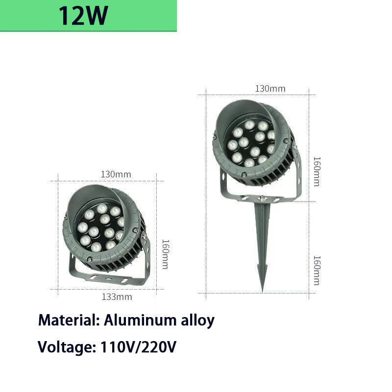 Outdoor waterproof aluminum LED landscape light 24w LED flood light