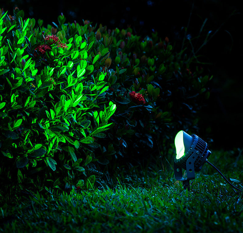 مصباح LED خارجي مقاوم للماء من الألومنيوم للمناظر الطبيعية بقوة 24 وات DC 12V 24V 