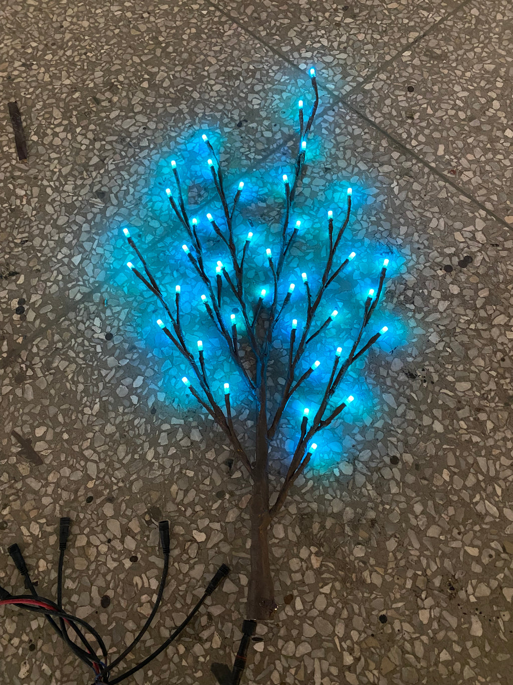 LED High simulation tree branch Cherry blossoms lights