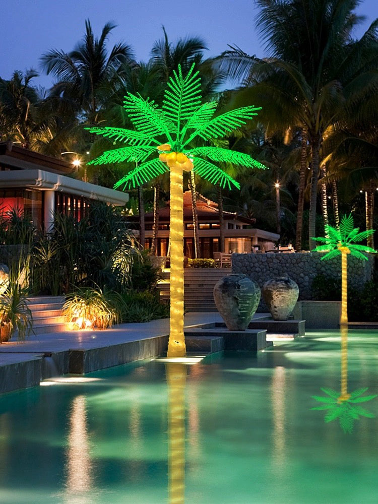 IP65 outdoor LED coconut tree light simulation palm tree Height:3m(9.84ft)