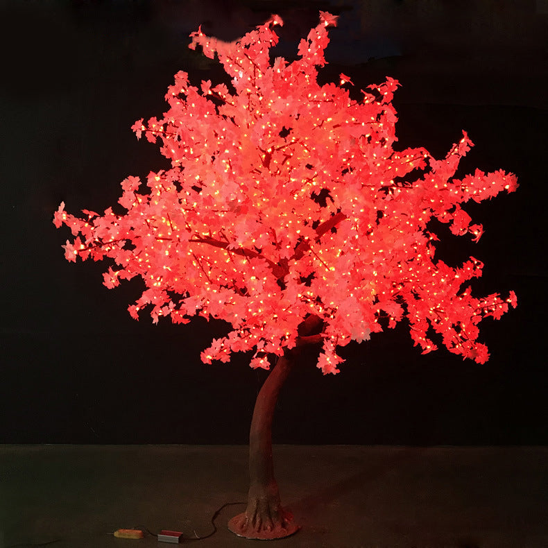 High simulation LED maple tree lights RGB Holiday Decorative Lighting:Height 2.5m(8.2ft)