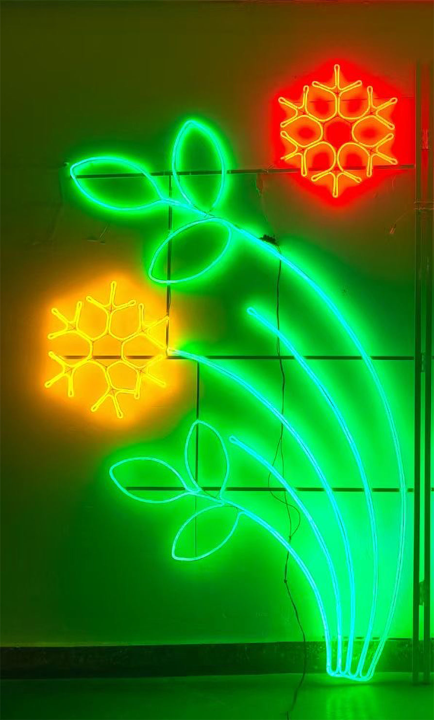 LED street pole decoration lamp LED rope light 2D motif light