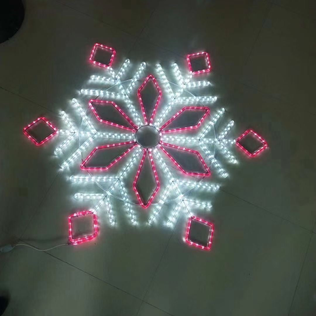 LED snowflake light 24 Inch Holiday decoration Lights – Green tree lights