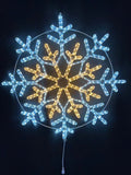 LED snowflake decorative light 24 Inch LED Rope Light