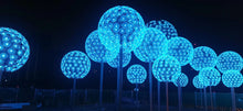 Load image into Gallery viewer, LED dandelion lamp outdoor waterproof IP65 optical fiber lamp garden decorative lamp High:3m(9.84ft)
