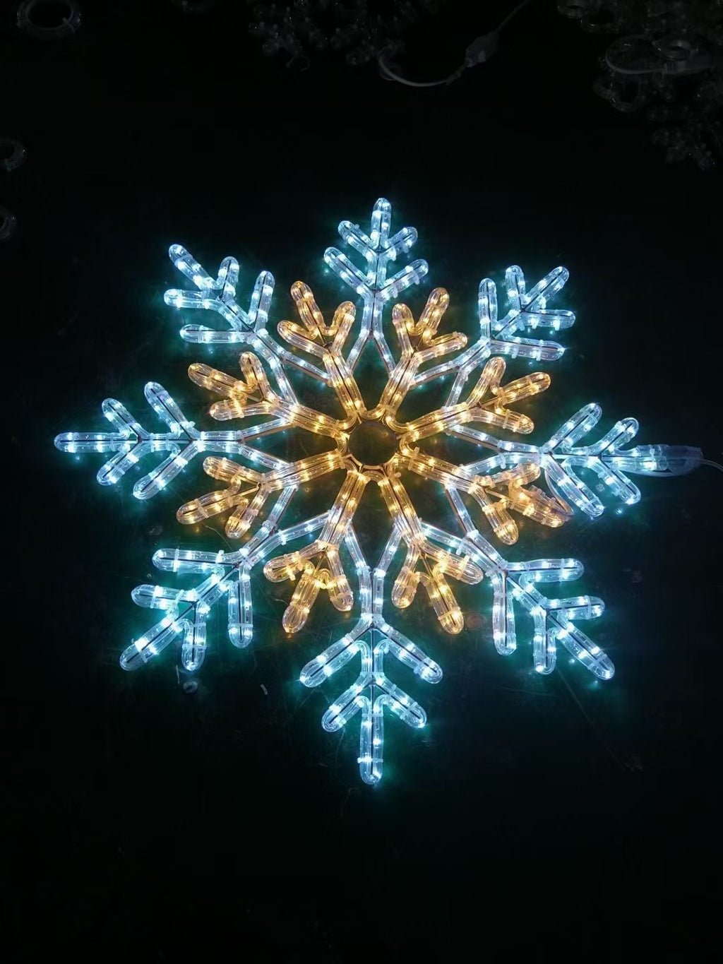 LED snowflake decorative light 24 Inch LED Rope Light