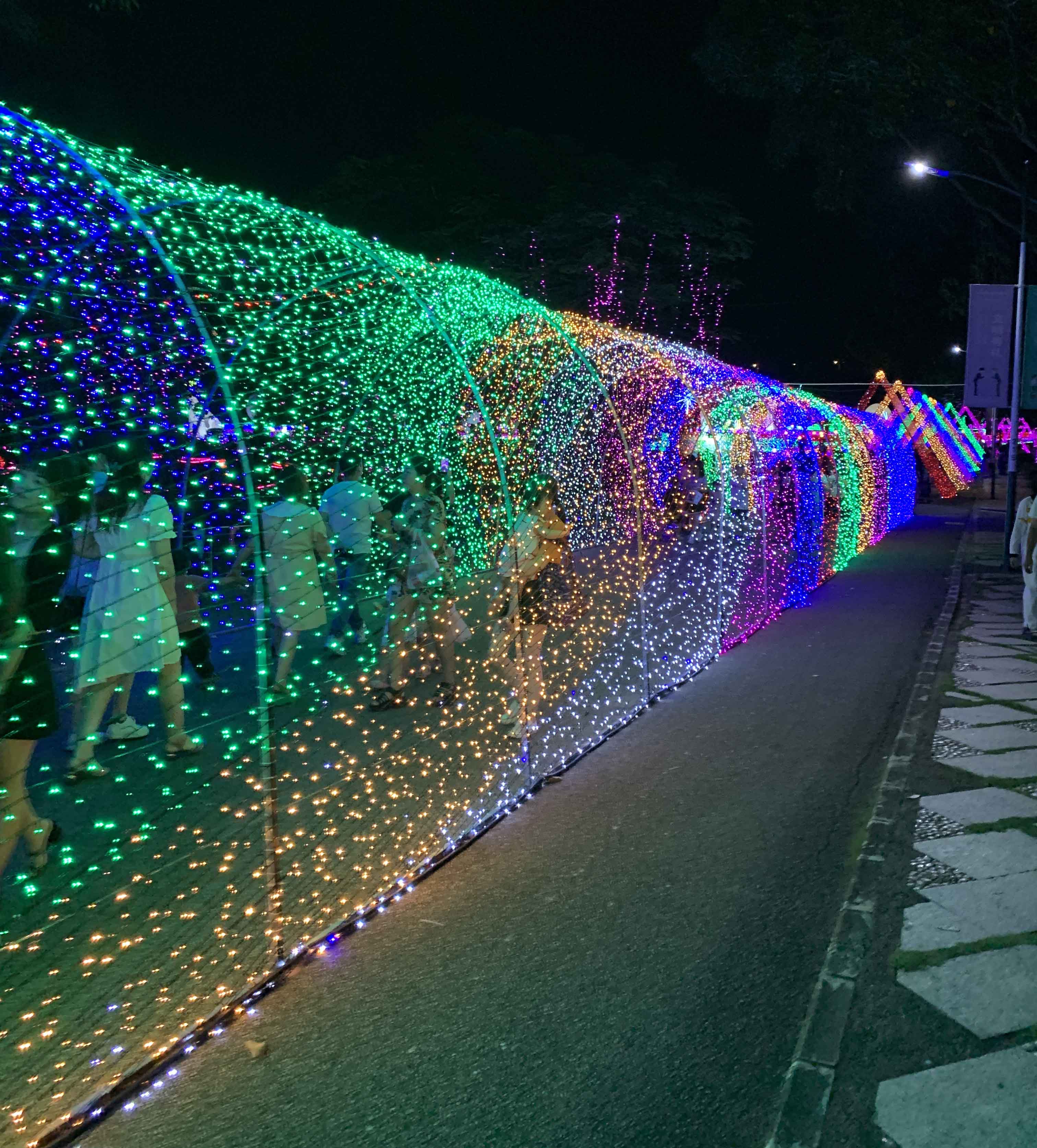 Outdoor LED Curtain Lights for Commercial Holiday Decoration