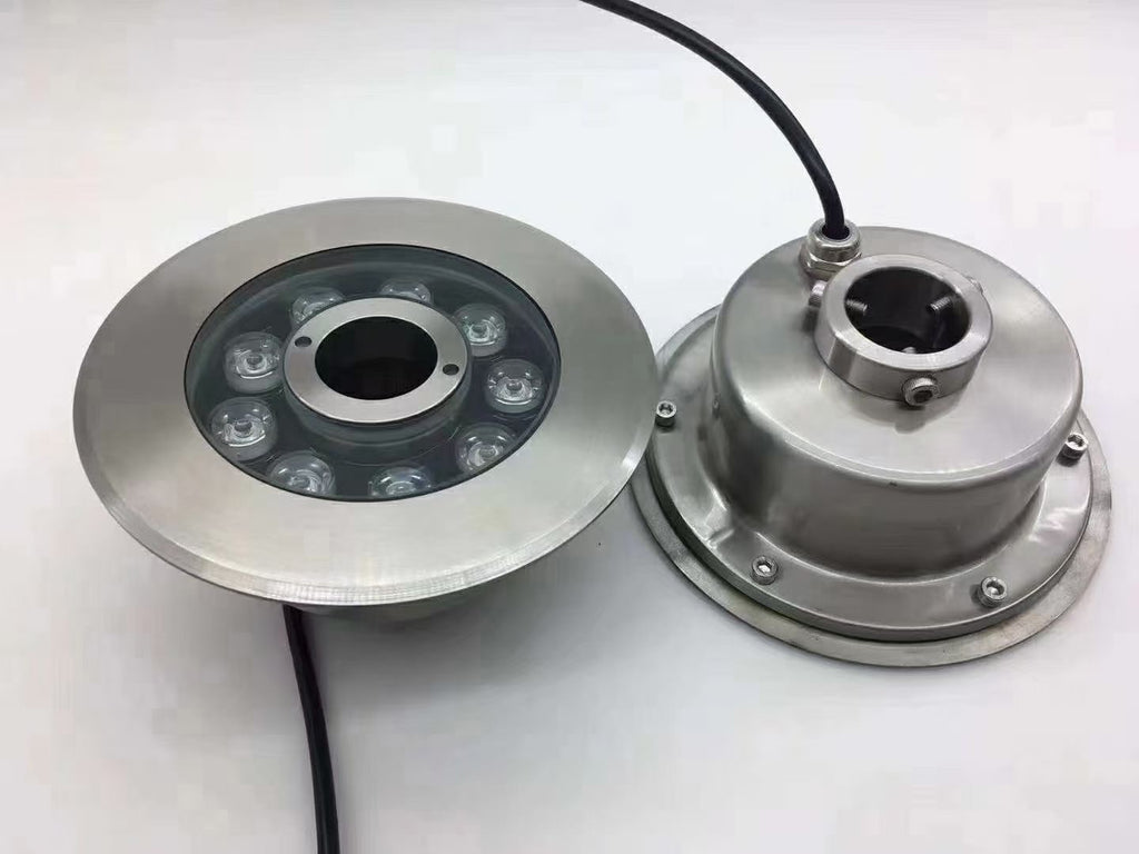 Stainless steel shell LED fountain light underwater light