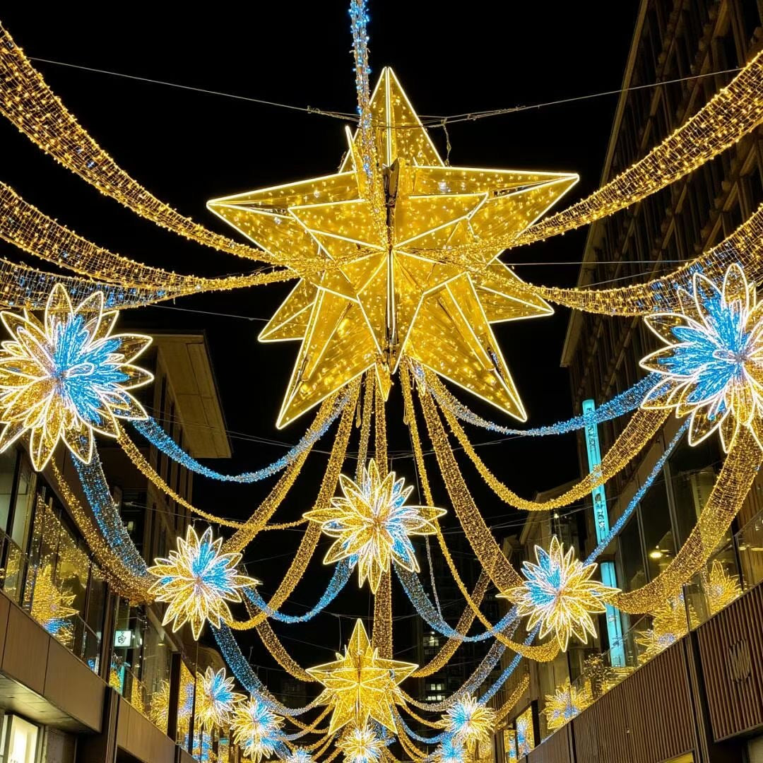 LED street pole decoration lamp LED motif light pole 18