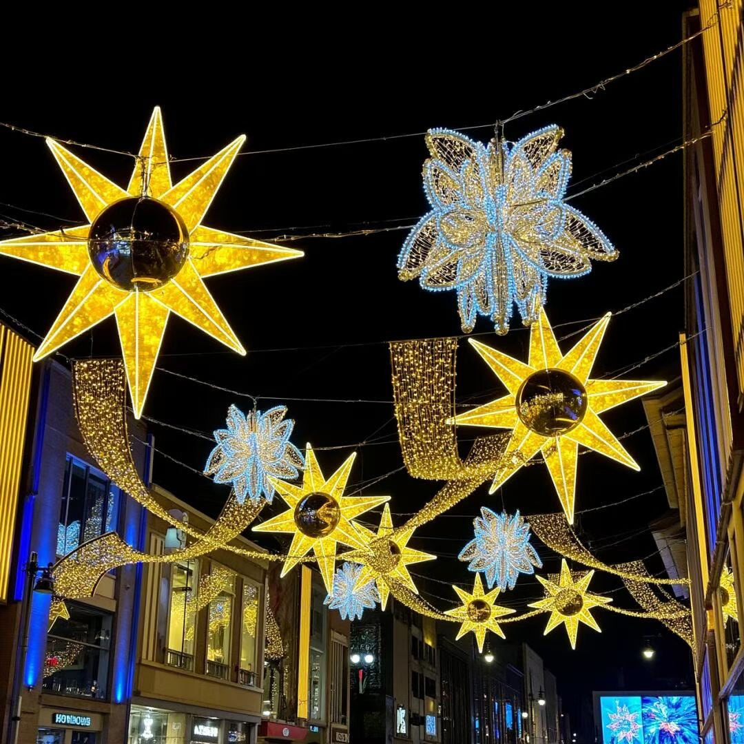 LED street pole decoration lamp LED motif light pole 16