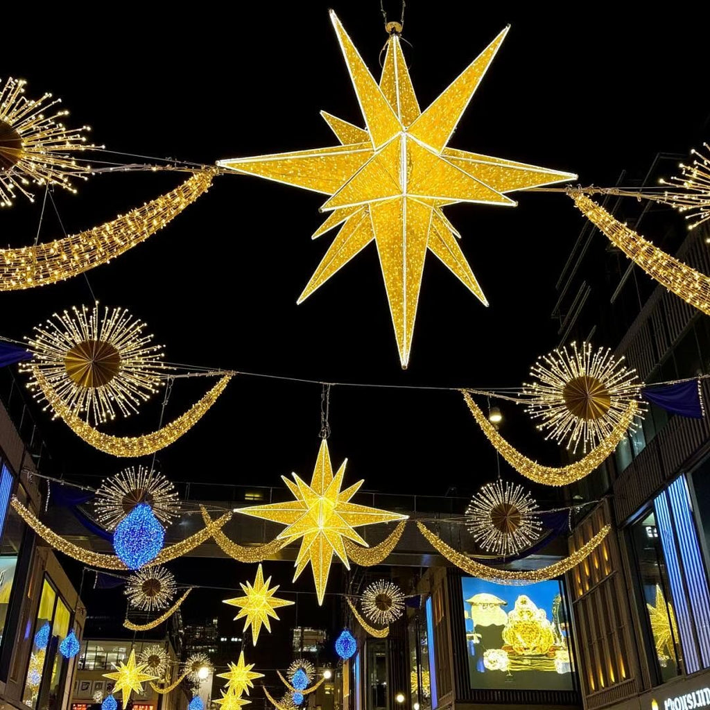 LED street pole decoration lamp LED motif light pole 16