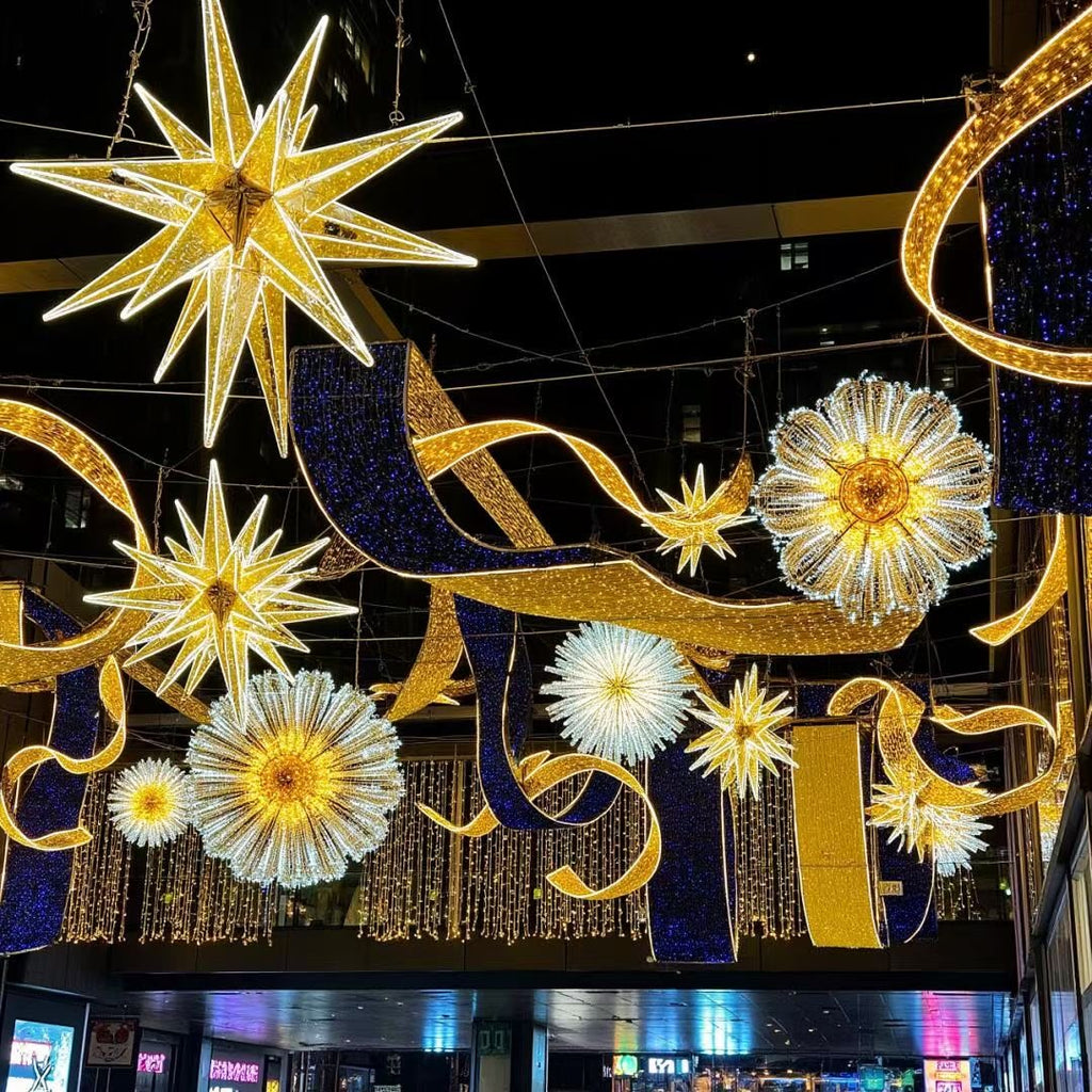 LED street pole decoration lamp LED motif light pole 14