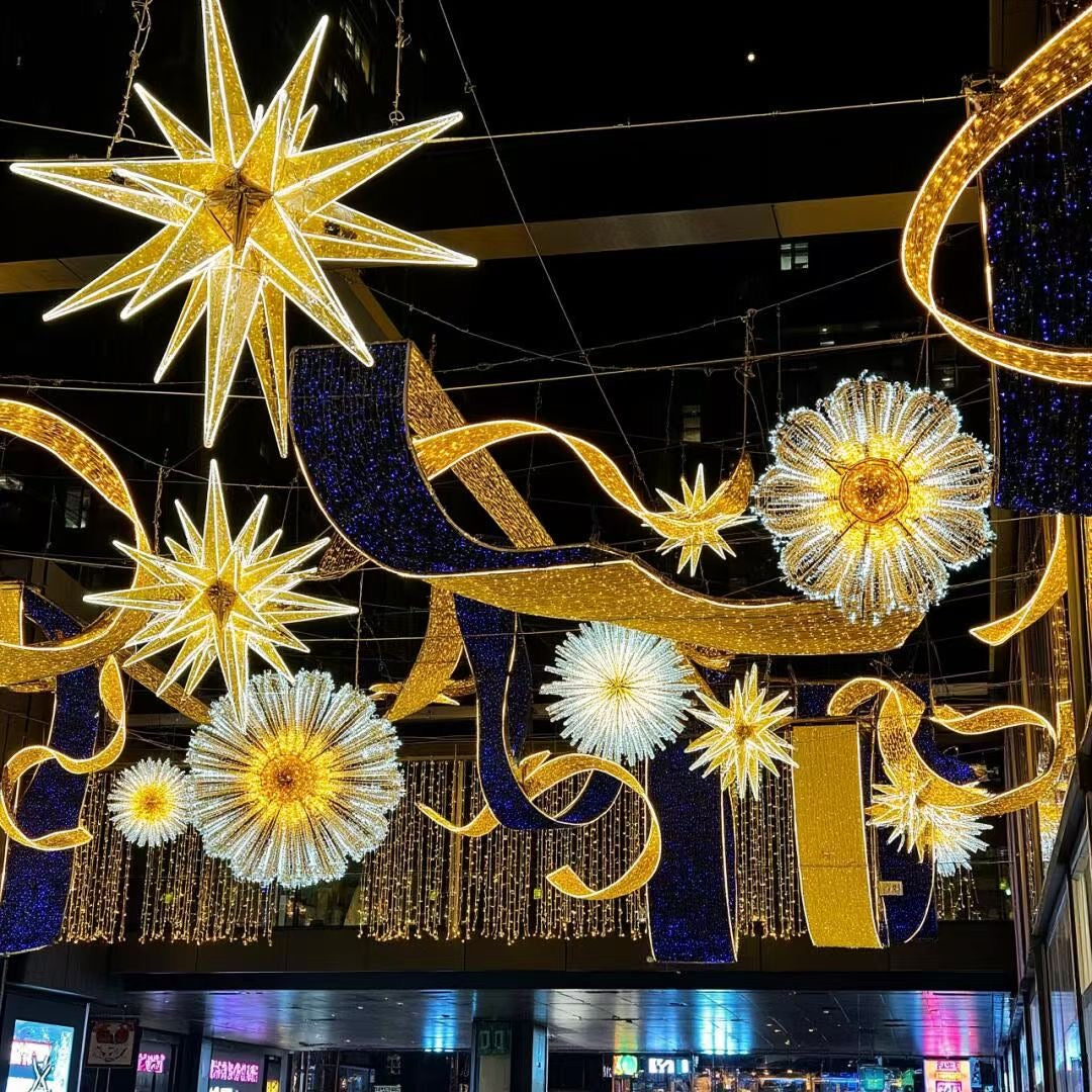 LED street pole decoration lamp LED motif light pole 14