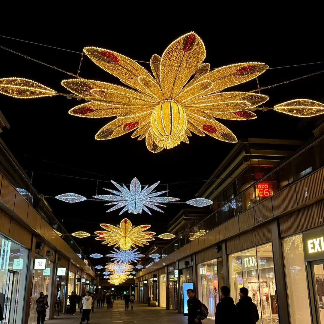 LED street pole decoration lamp LED motif light pole 12