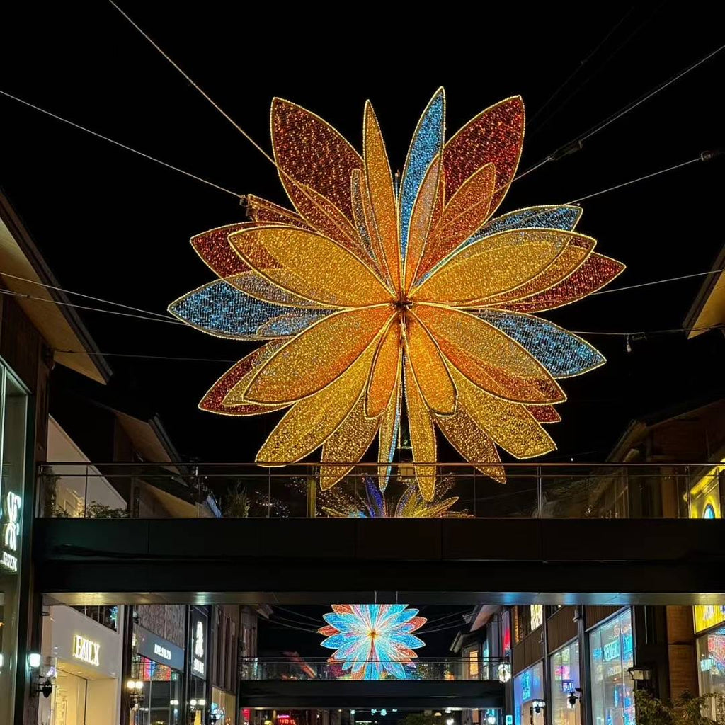 LED street pole decoration lamp LED motif light pole 12